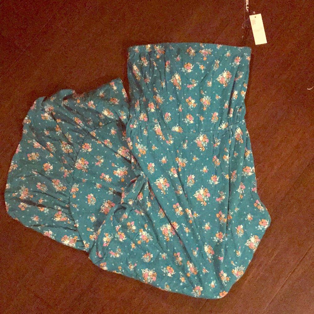 O’Neill high low strapless dress